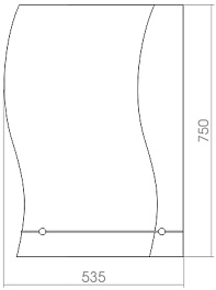 Mixline Зеркало Шарм Эмилия 53.5 – фотография-2